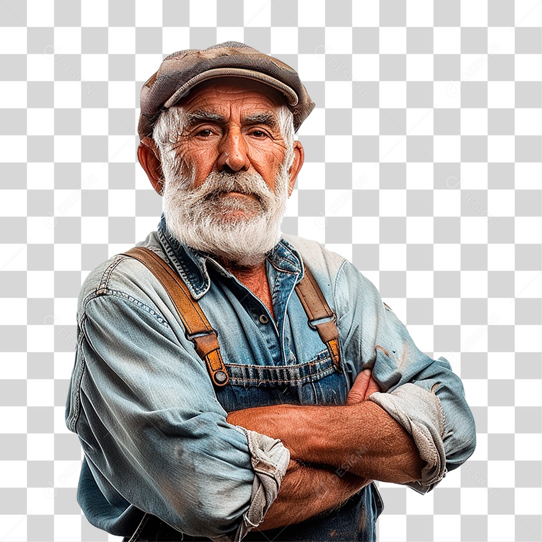 Homem idoso Trabalhador PNG Transparente