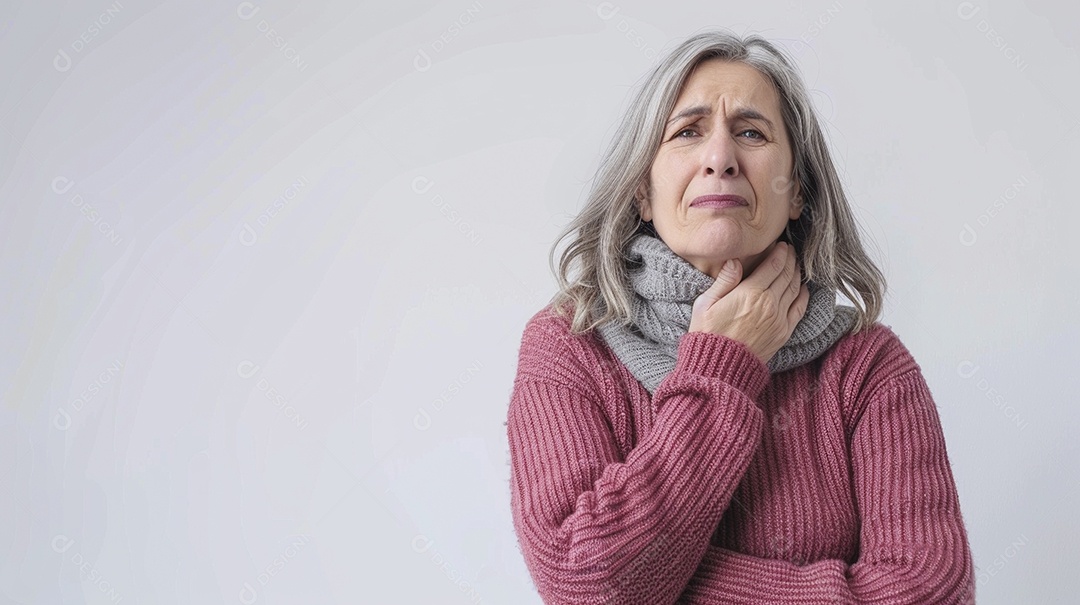 Mulher de 50 anos expressando afeto