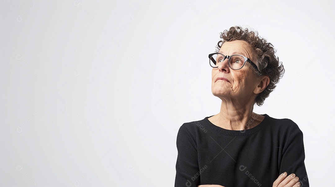 Mulher de 50 anos expressando afeto