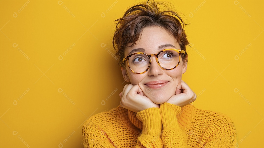 Mulher de 50 anos expressando afeto