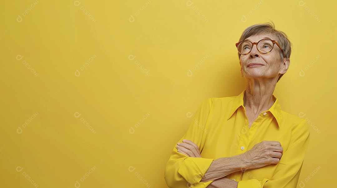 Mulher de 50 anos expressando afeto