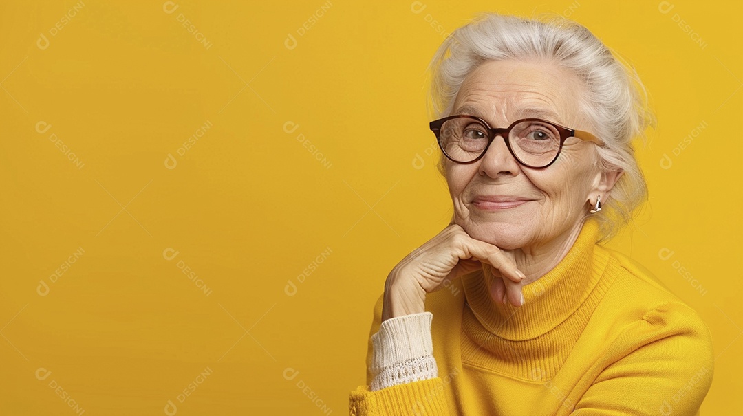 Mulher de 50 anos expressando afeto