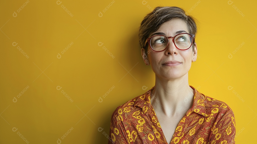 Mulher de 50 anos expressando afeto