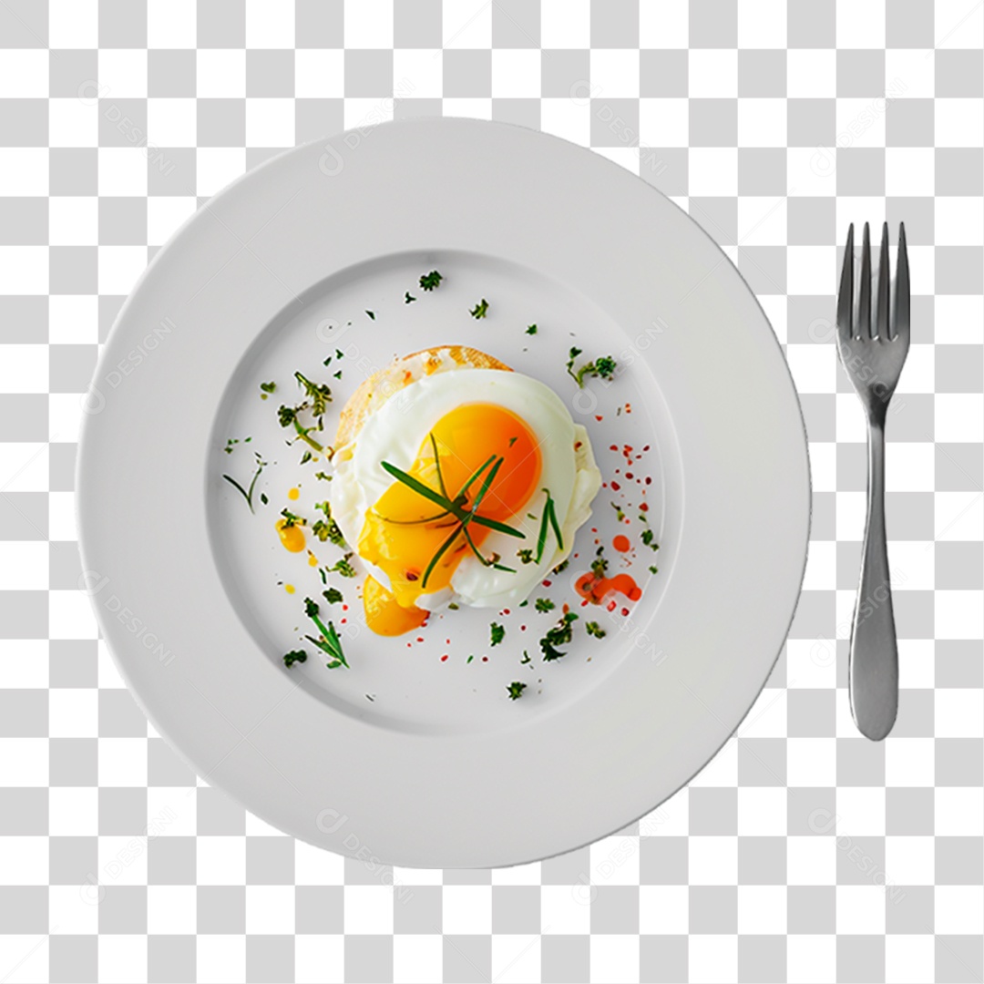 Prato de Ovos PNG Transparente