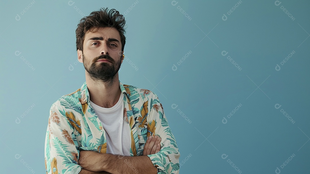 Homem de 50 anos expressando afeto