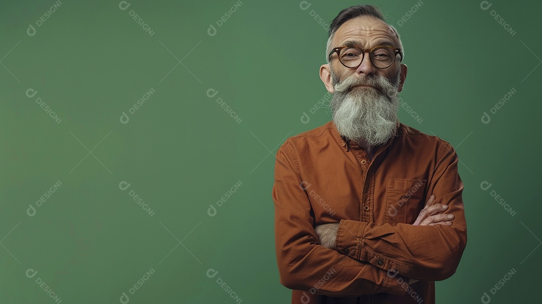 Homem de 50 anos expressando afeto