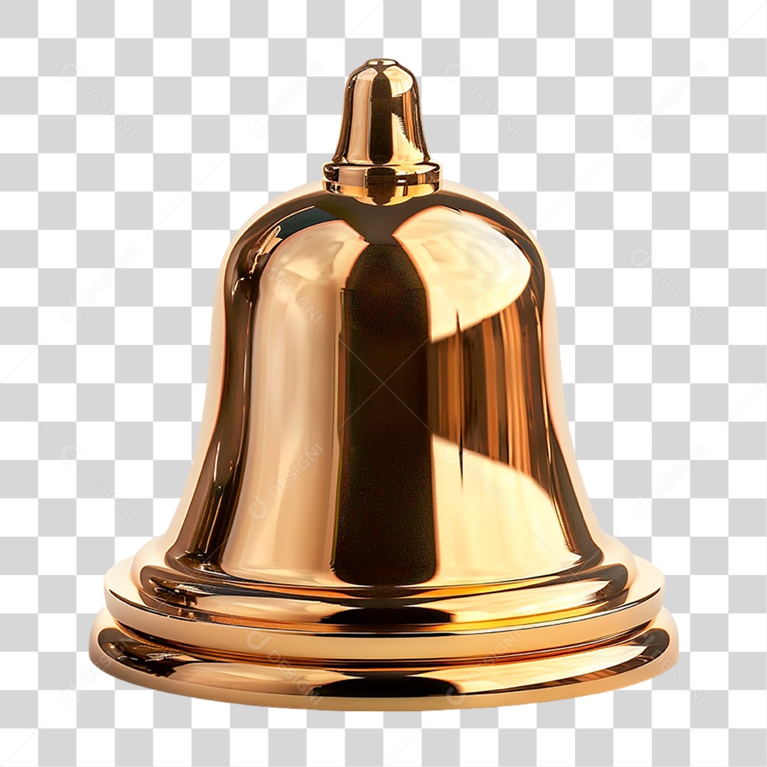 Sino Dourado PNG Transparente