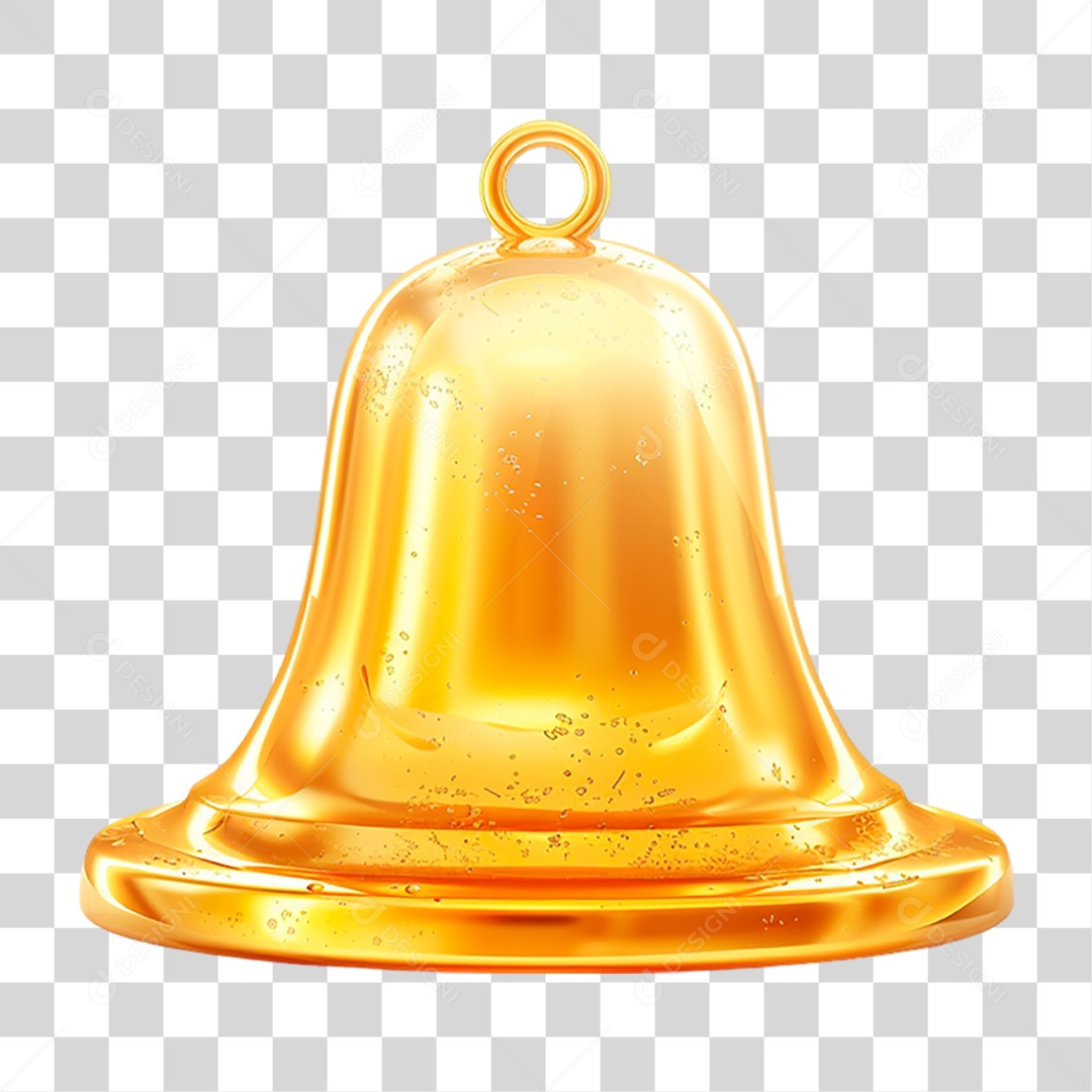 Sino Dourado PNG Transparente