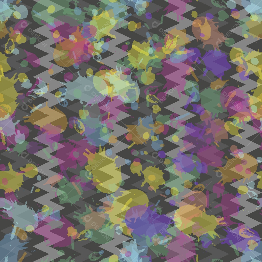 Estampa Abstrato Ilustração Vetor EPS