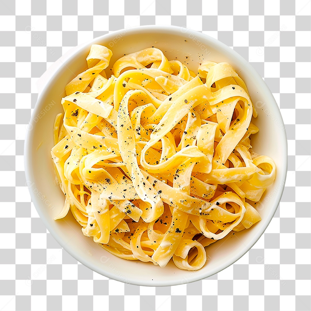 Prato de Macarrão PNG Transparente