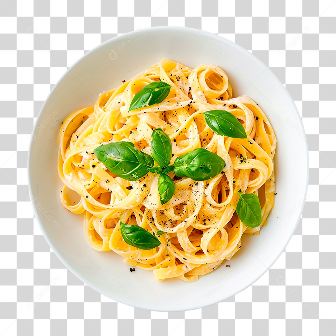 Prato de Macarrão PNG Transparente