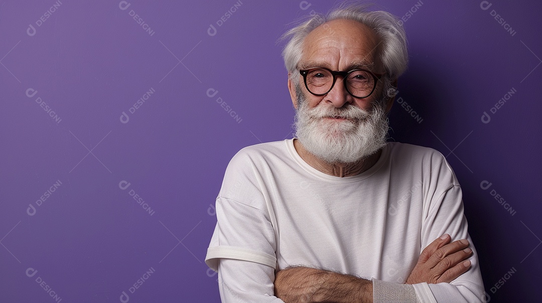 Homem de 50 anos expressando afeto