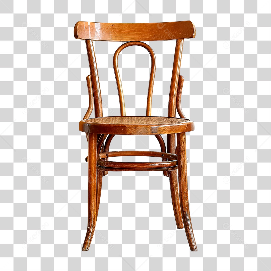 Cadeira de Madeira PNG Transparente