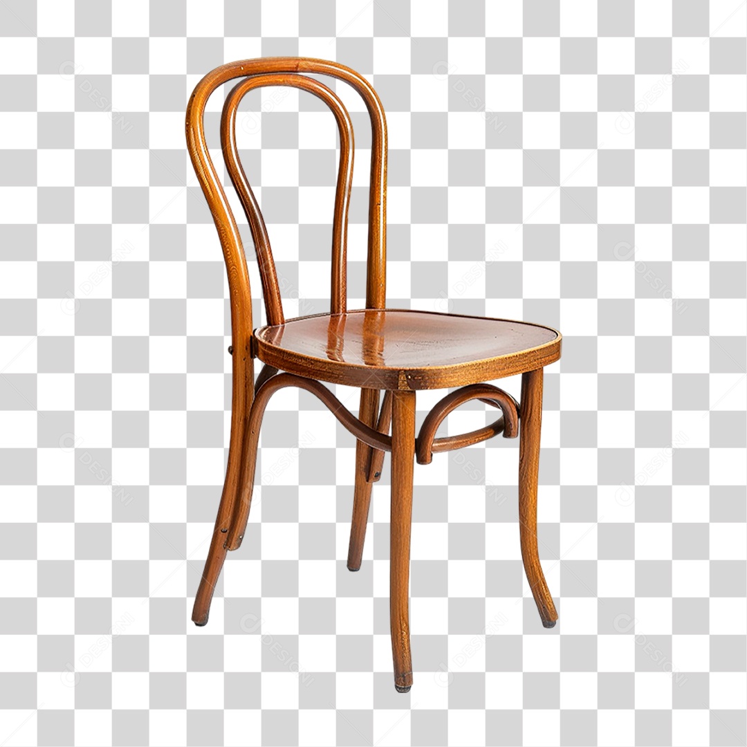 Cadeira de Madeira PNG Transparente