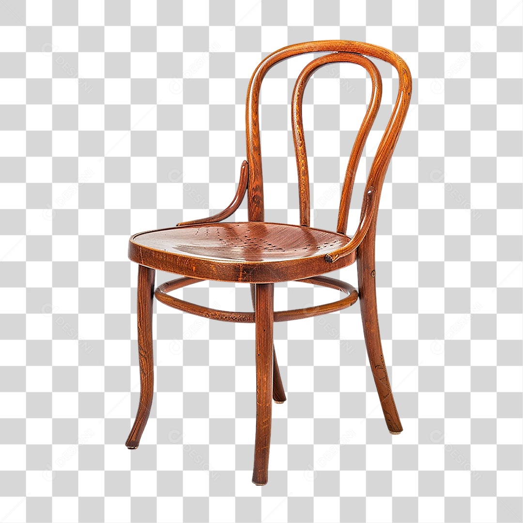 Cadeira de Madeira PNG Transparente