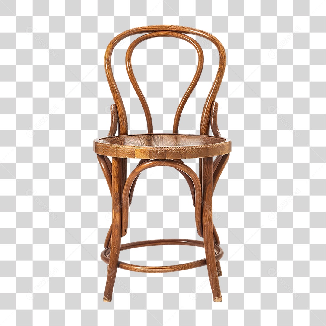 Cadeira de Madeira PNG Transparente