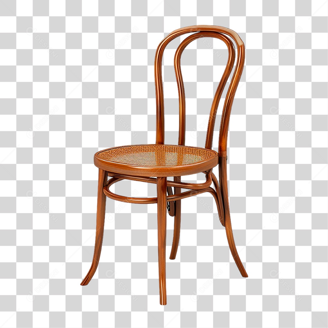 Cadeira de Madeira PNG Transparente