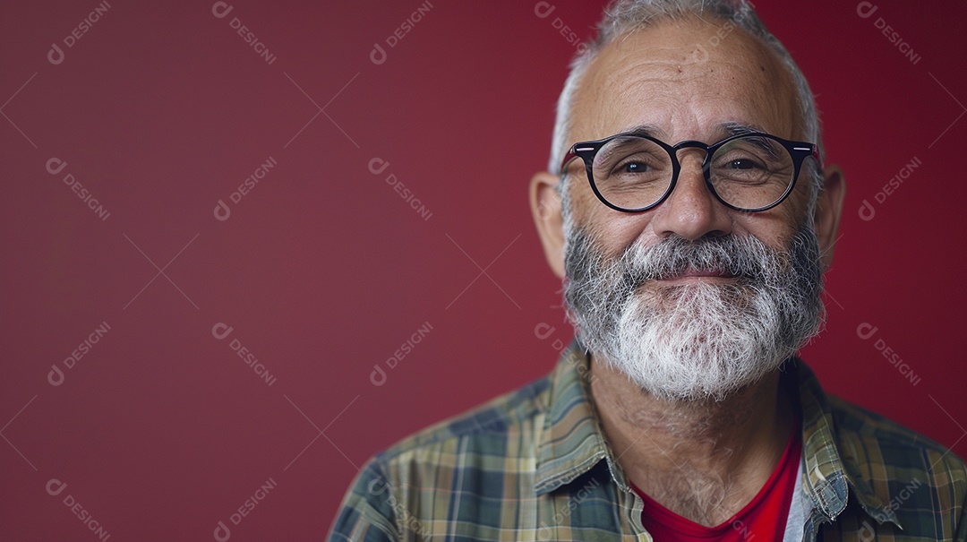 Mulher de 50 anos expressando afeto isolada em fundo de cor amarela