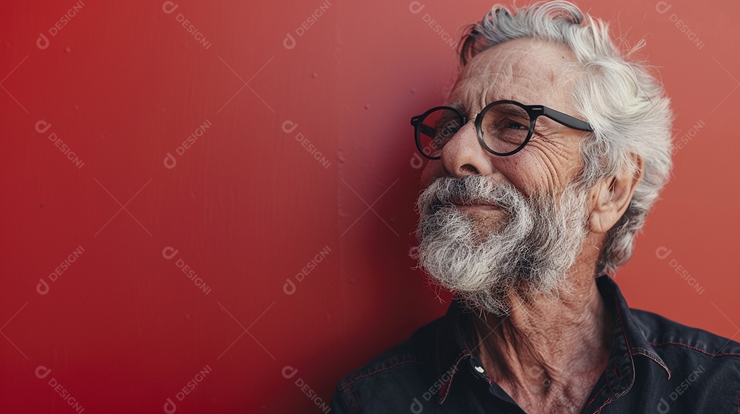 Homem de 50 anos expressando afeto