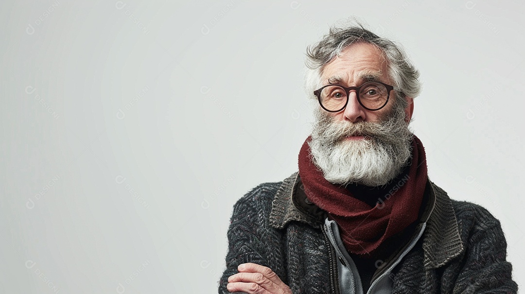 Homem de 50 anos expressando afeto