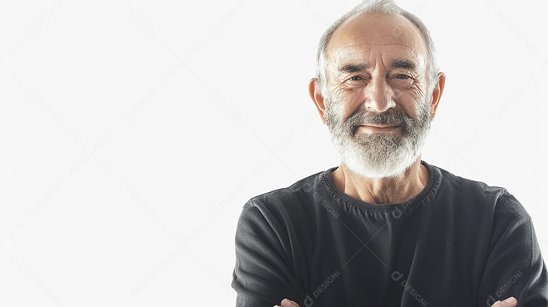 Homem de 50 anos expressando afeto