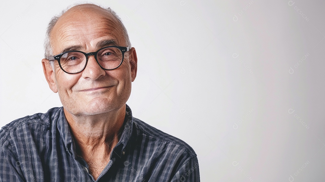 Homem de 50 anos expressando afeto