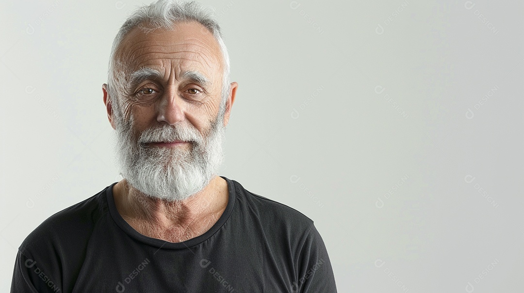 Homem de 50 anos expressando afeto