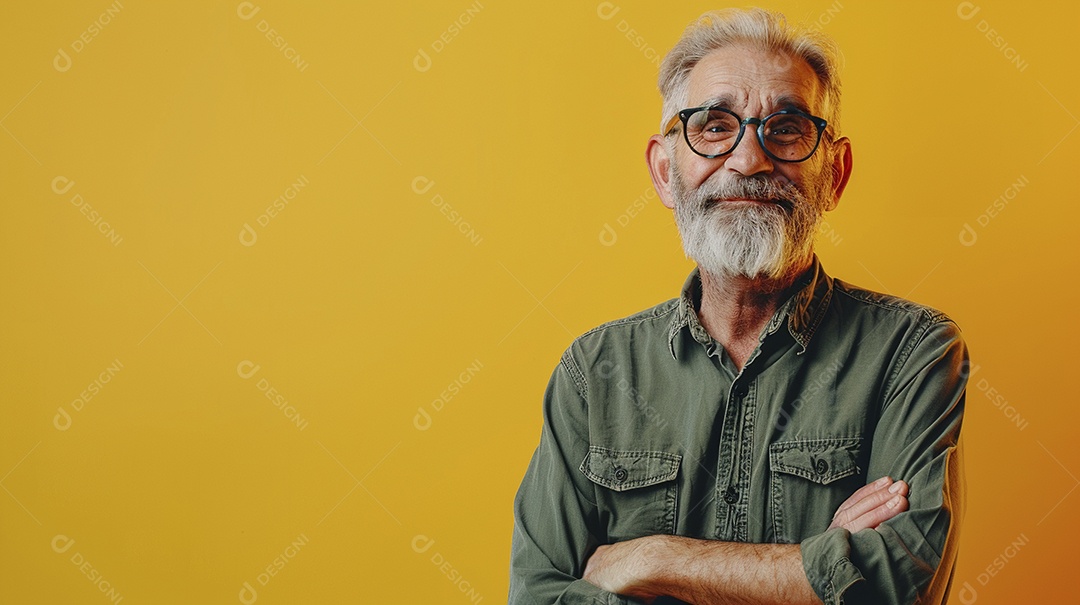 Homem de 50 anos expressando afeto