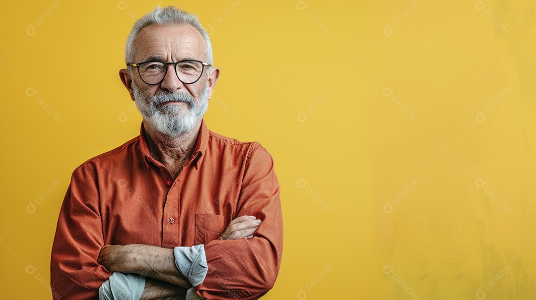 Homem de 50 anos expressando afeto