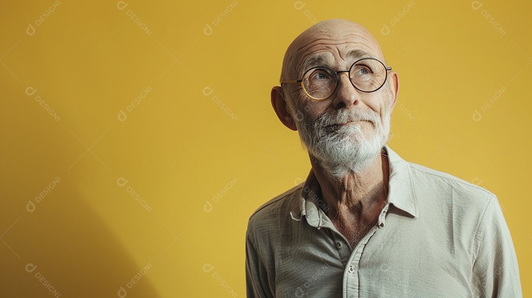 Homem de 50 anos expressando afeto