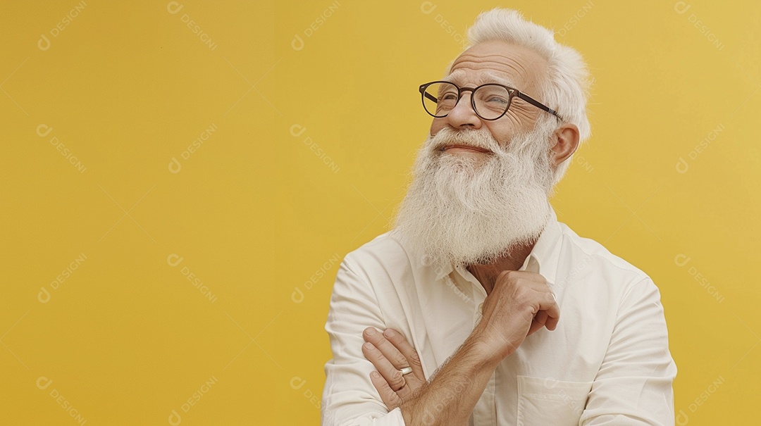 Homem de 50 anos expressando afeto