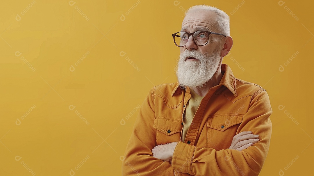 Homem de 50 anos expressando afeto