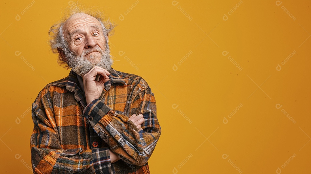 Homem de 50 anos expressando afeto