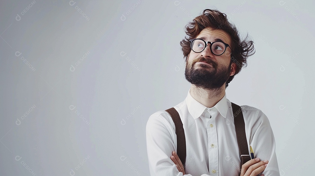 Contador masculino expressando afeto