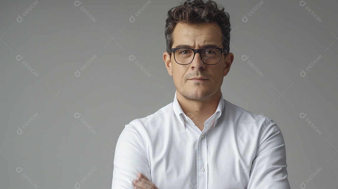 Contador masculino expressando afeto