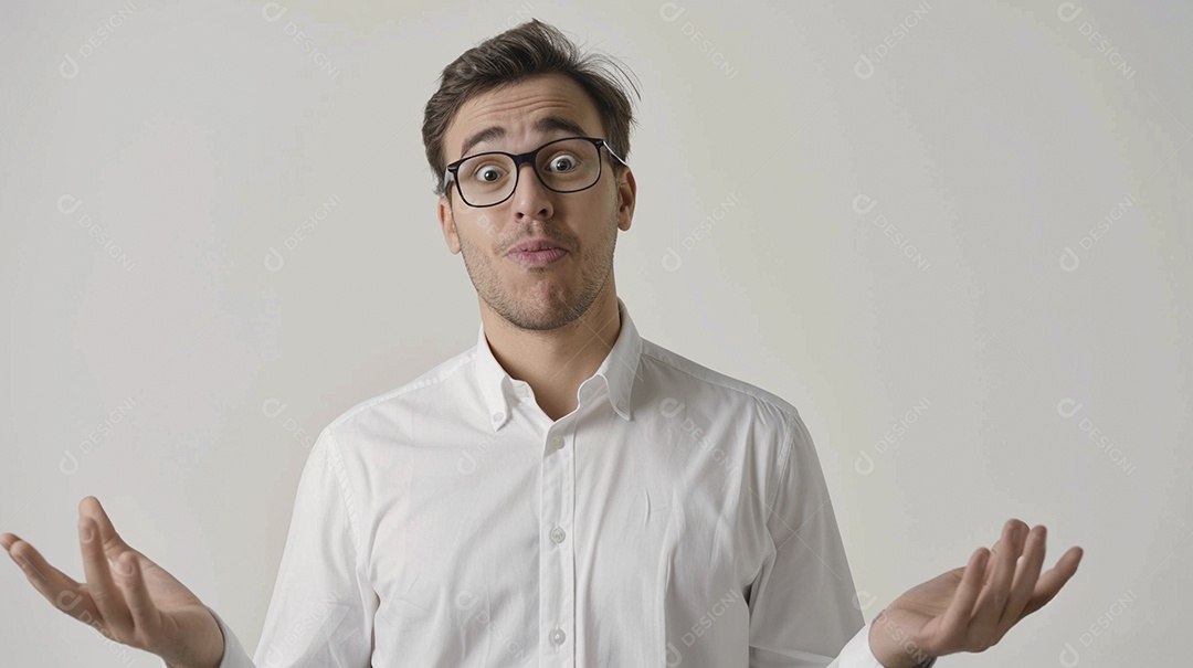 Contador masculino expressando afeto