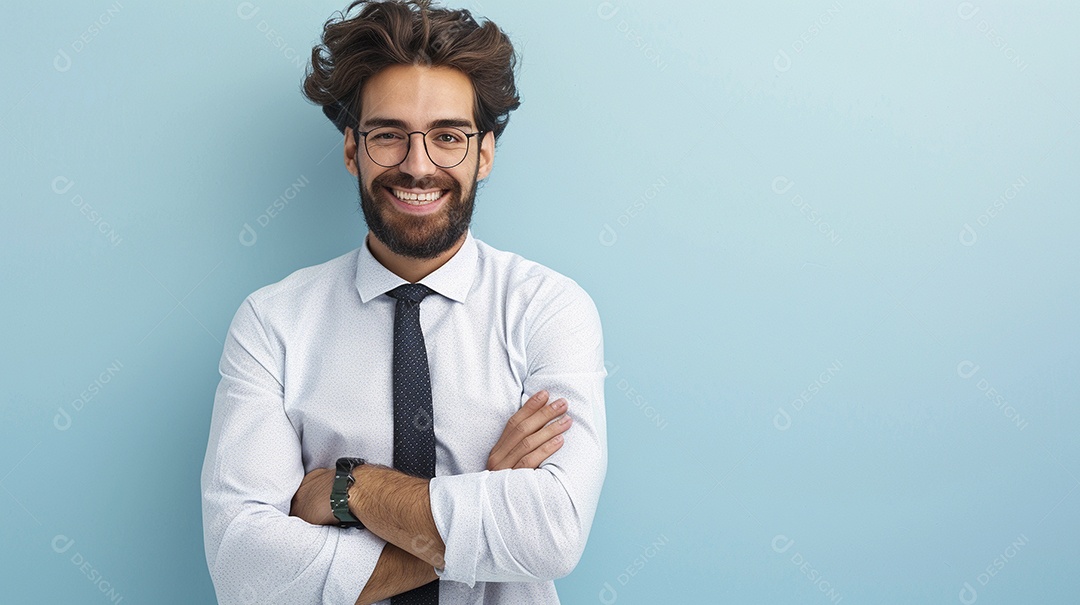 Contador masculino expressando afeto