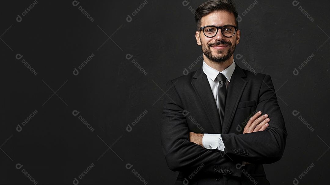 Contador masculino expressando afeto