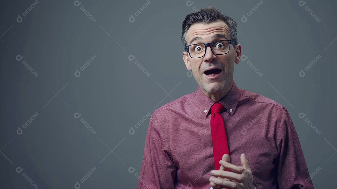 Contador masculino expressando afeto