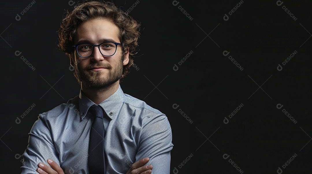 Contador masculino expressando afeto