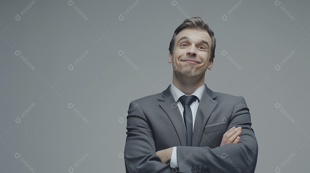 Contador masculino expressando afeto