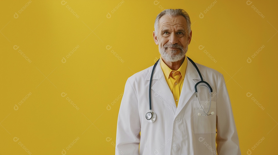 Médico masculino expressando afeto