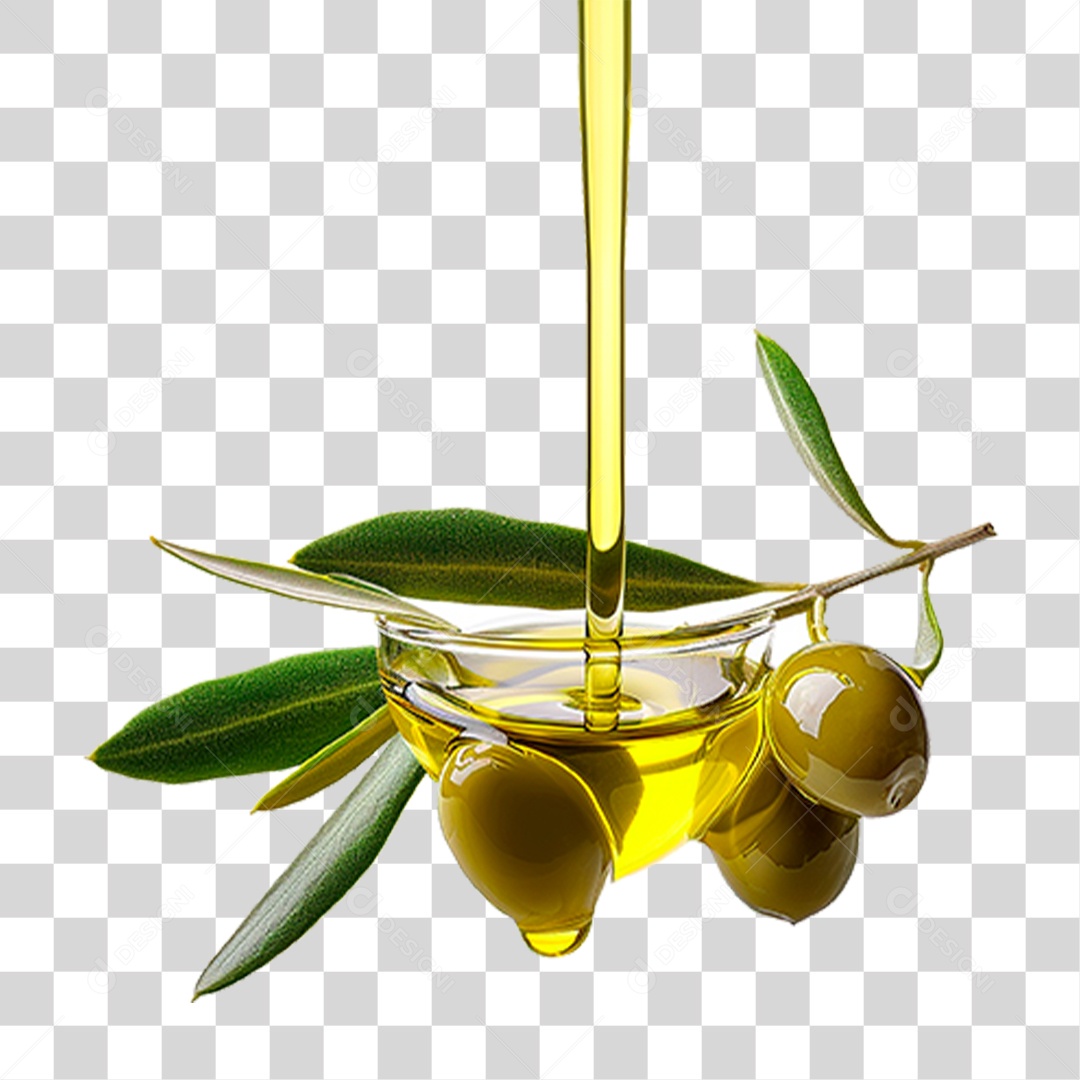 Azeite de Oliva PNG Transparente