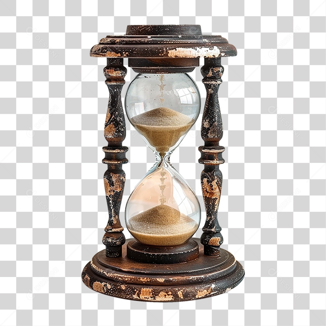 Ampulheta Clássica PNG Transparente
