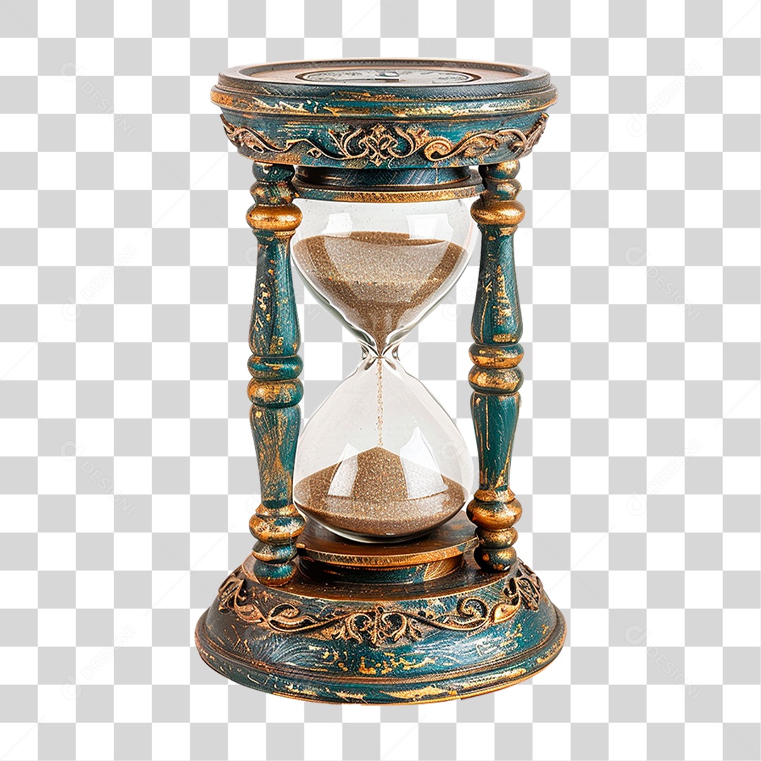 Ampulheta Clássica PNG Transparente