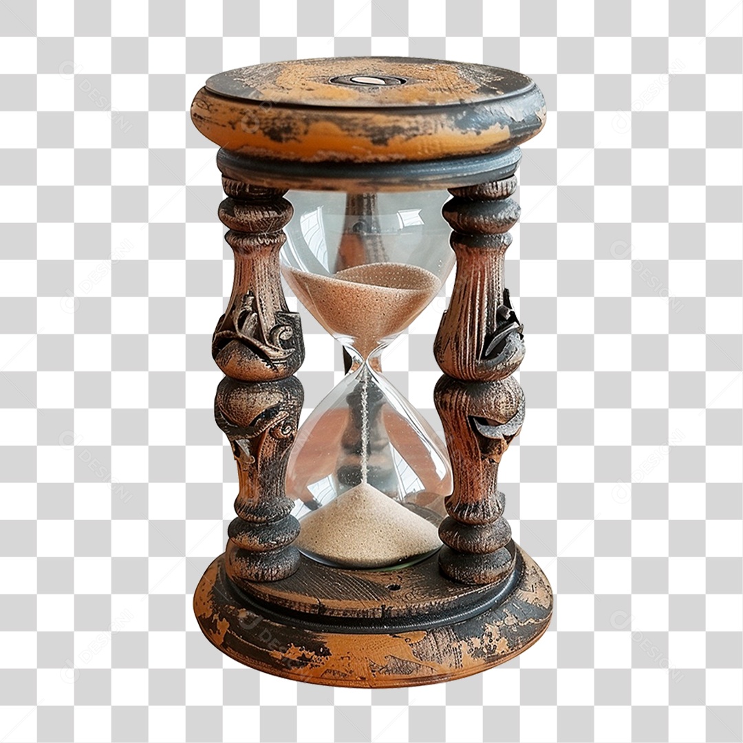 Ampulheta Clássica PNG Transparente