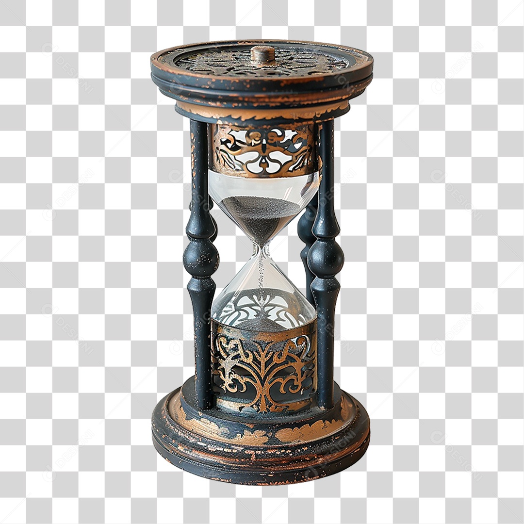 Ampulheta Clássica PNG Transparente