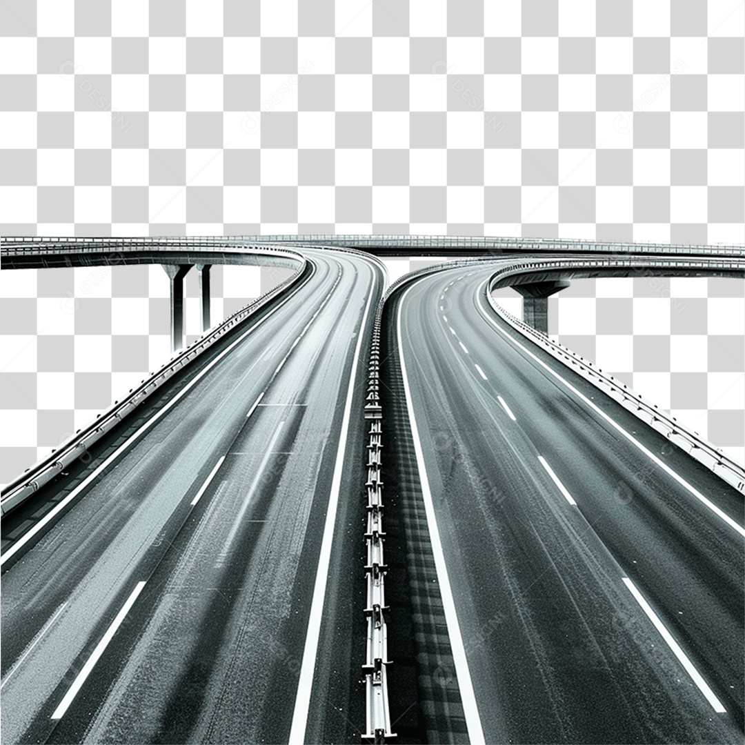 Estrada Pista PNG Transparente