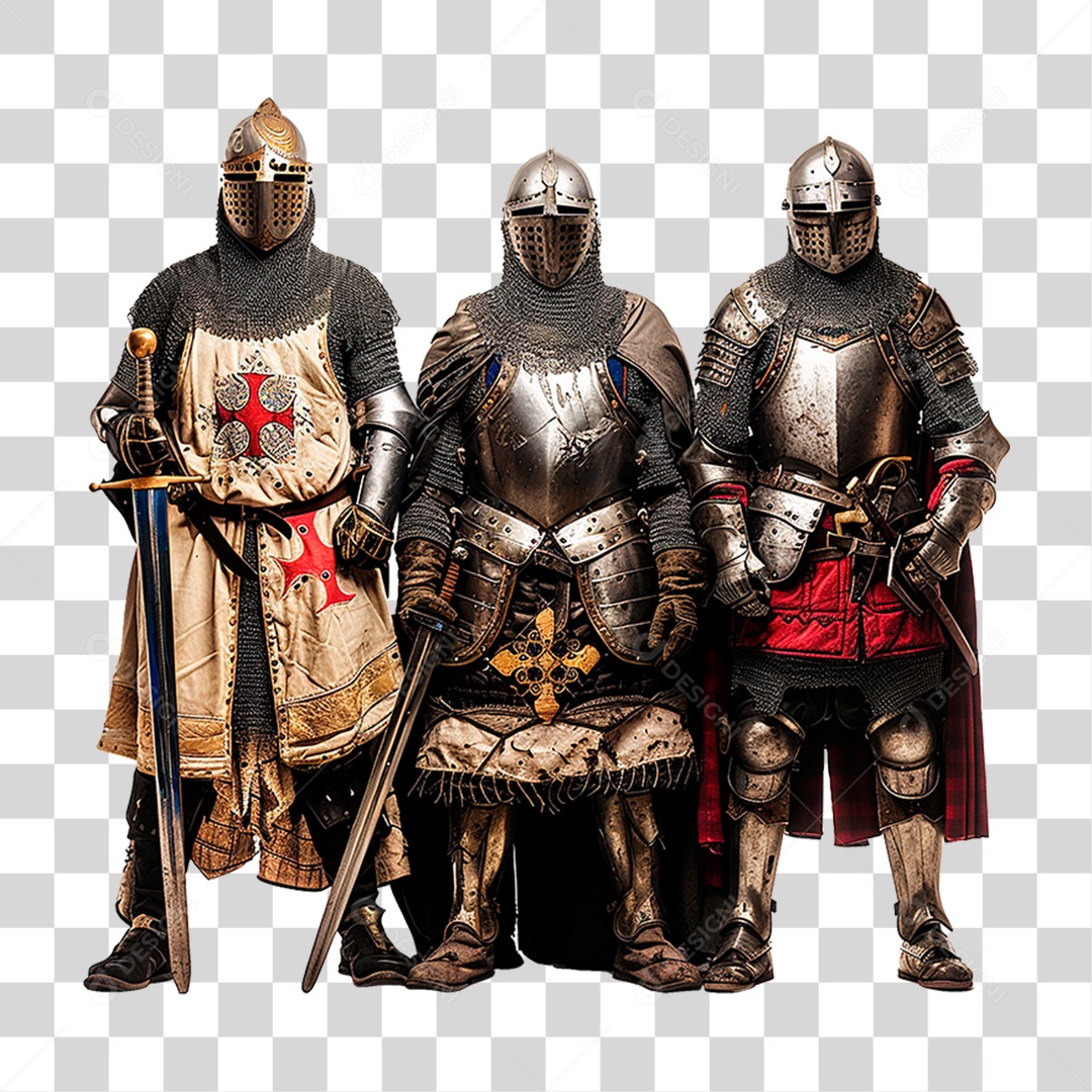 Armaduras de Cavaleiros PNG Transparente