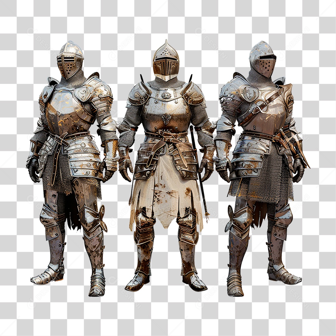 Armadura de Cavaleiro PNG Transparente
